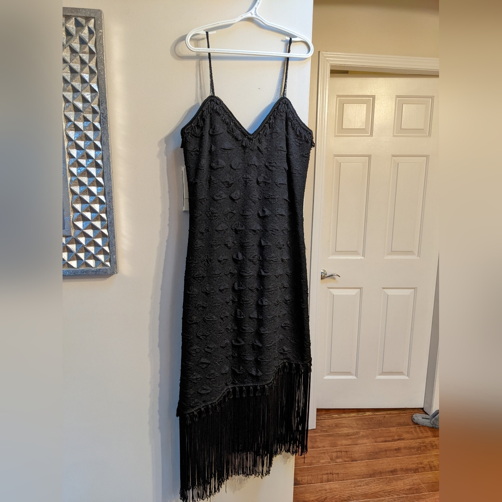 90s fringed dress
